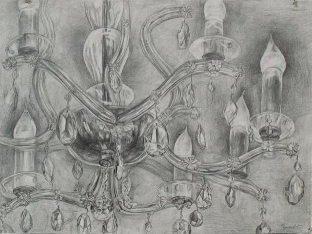 Chandelier light study.
